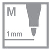 Stabilo viltstift pen 68 medium 18 stuks