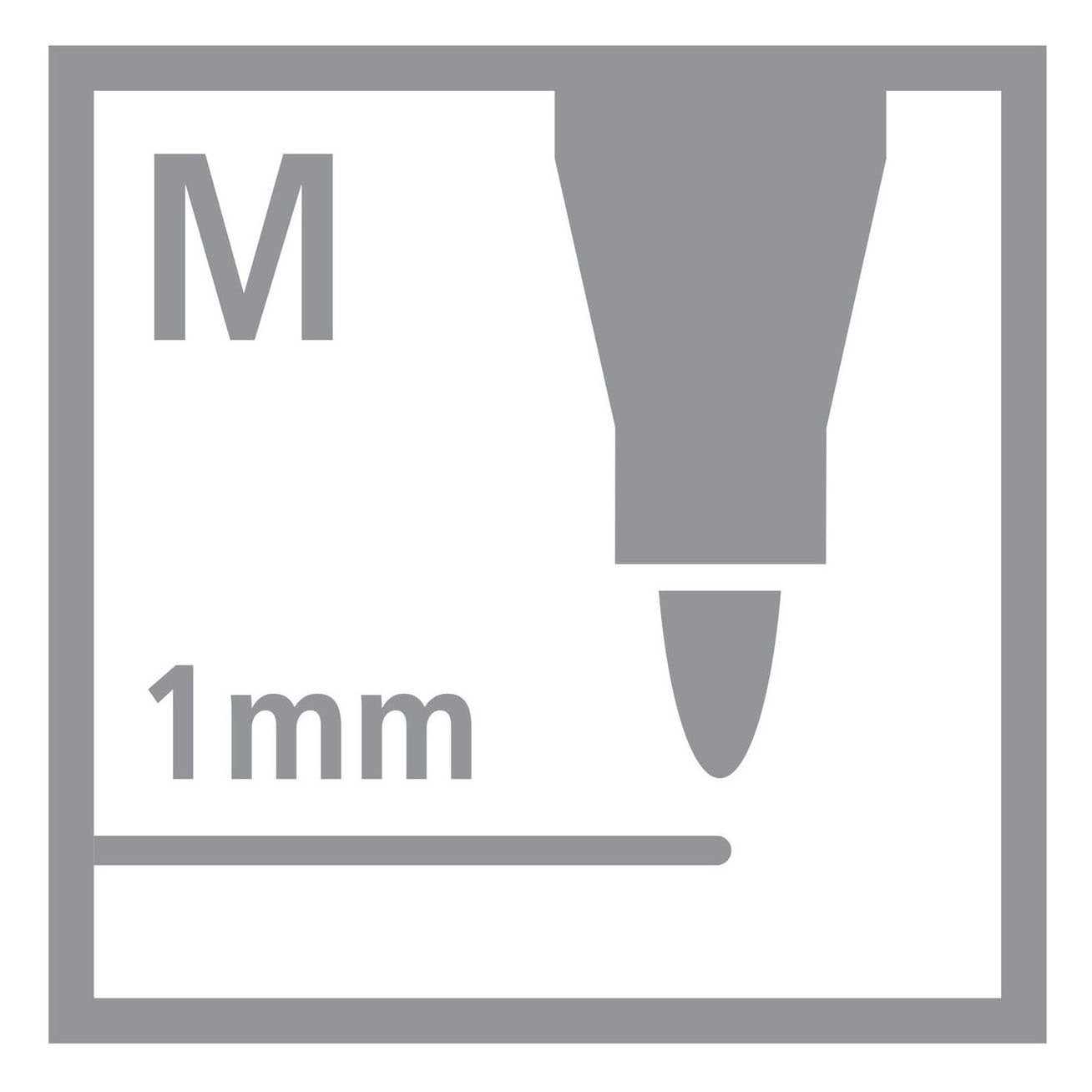 Stabilo viltstift pen 68 medium 18 stuks