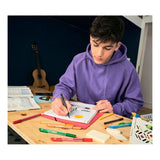 Stabilo pointmax fineliners - ultramarijn, zwart, karmijnrood, groen - afbeelding 4