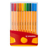 Stabilo point 88 colorparade fineliners oranje rood - 20dlg.