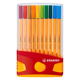 Stabilo point 88 colorparade fineliners oranje rood - 20dlg. - afbeelding 2