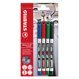 Stabilo write-4-all fijn (0,7mm) permanente marker - 4dlg. - afbeelding 1