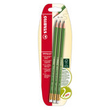 Stabilo greengraph hb grafietpotloden - 3dlg. met gum - afbeelding 1