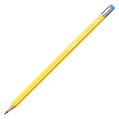 Stabilo pencil 160 hb grafietpotloden met gumtip - 6dlg.