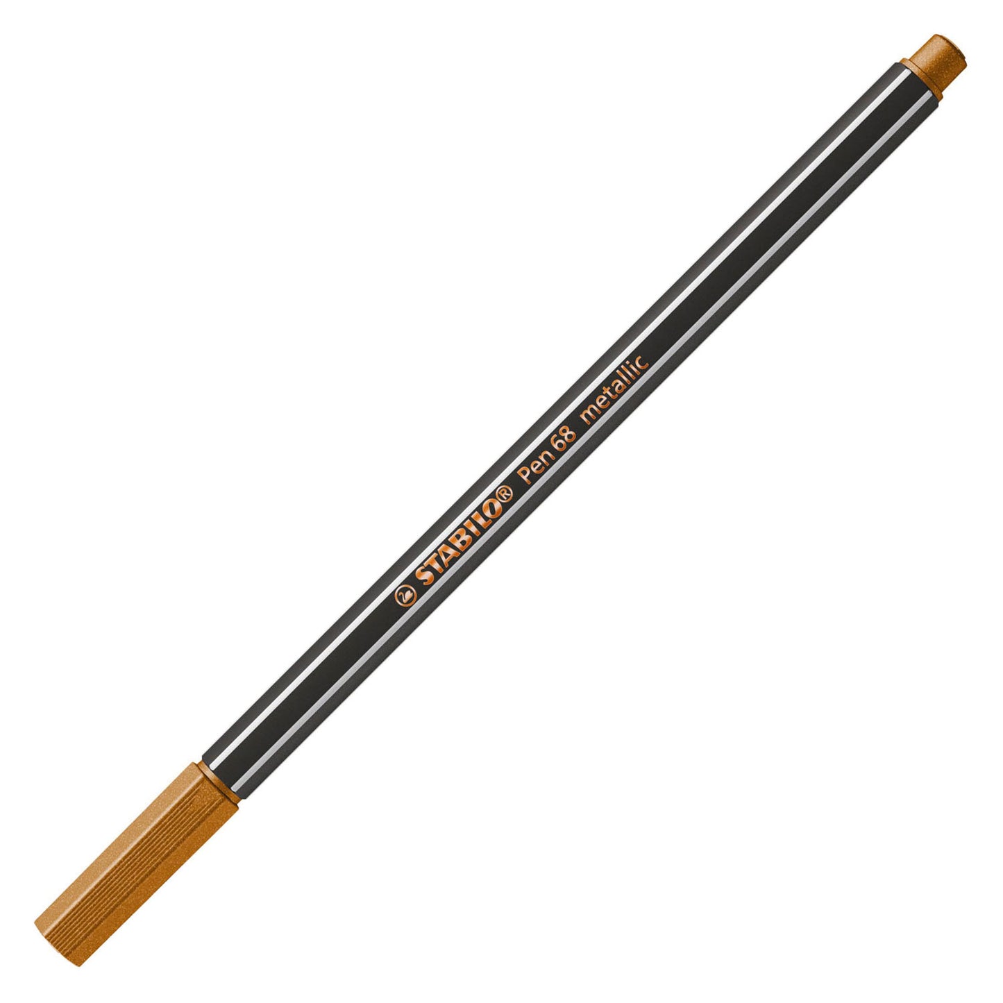 Stabilo pen 68 metallic viltstiften zilver goud koper - 3dlg.