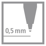Stabilo easyoriginal holograph magenta rechts 0,5mm - afbeelding 4