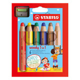 Stabilo woody 3in1 schoolverpakking kleurpotloden - 48dlg. met 2 puntenslijpers - afbeelding 3