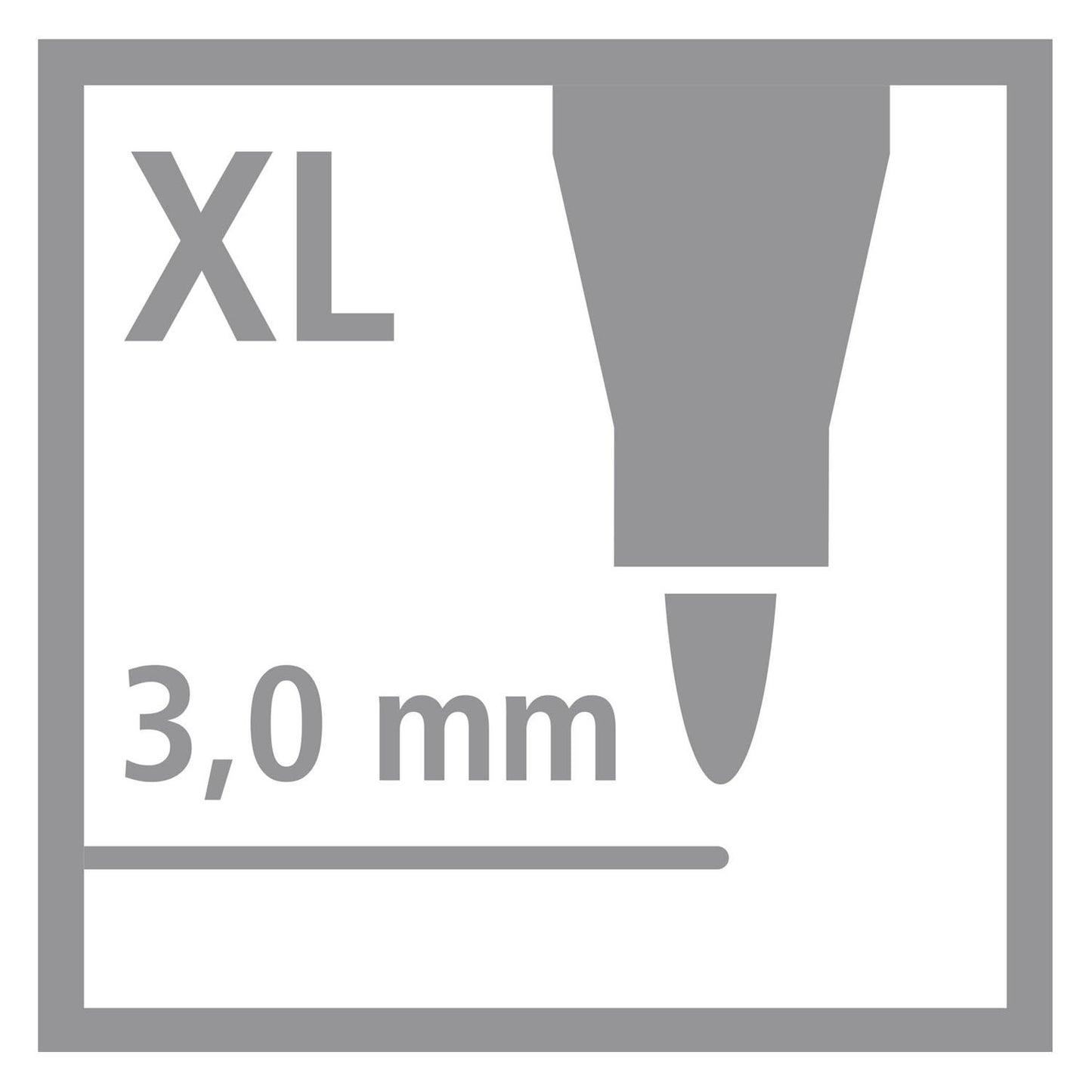 Stabilo trio jumbo - viltstift - robuuste xl-punt - 12 kleuren - plastic koker met 48 stuks