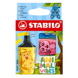 Stabilo animal vibes boss mini markeerstiften - 3dlg. - afbeelding 1