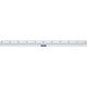 Staedtler - mars 563 - aluminium liniaal - 50 cm - met inktrand