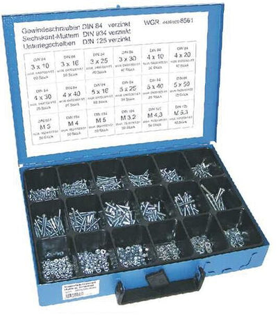 Dresselhaus bevestigingsassortiment sort.din-part 8561