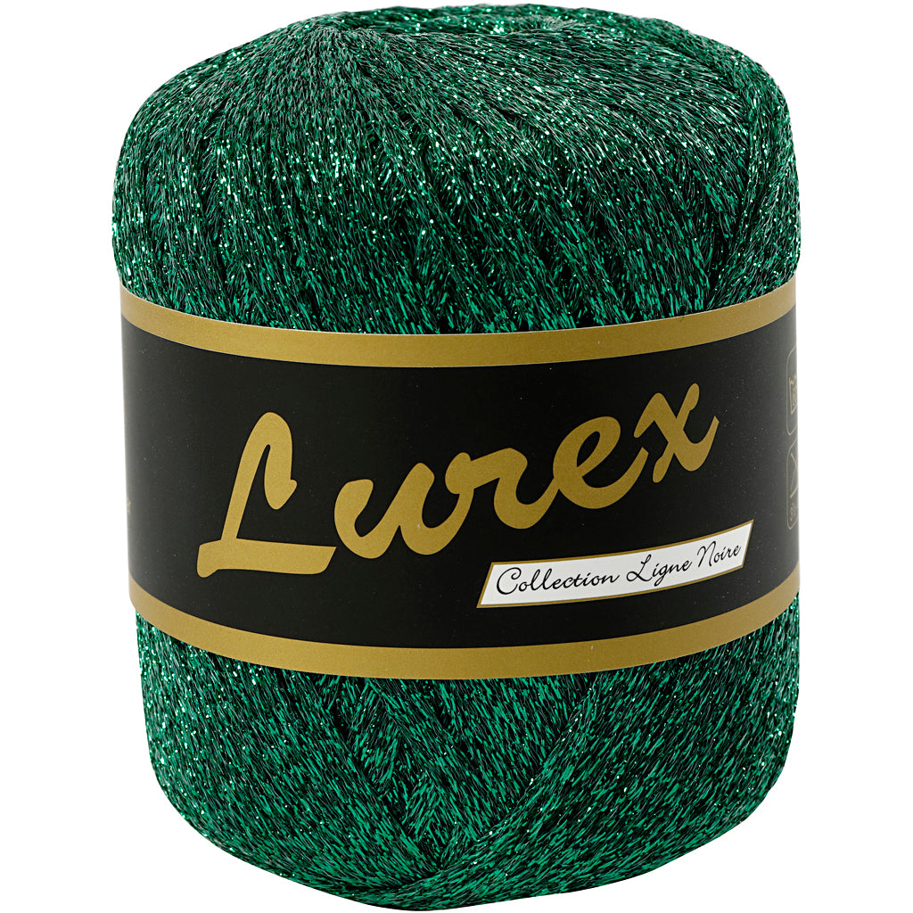 Creativ company lurex glitter garen groen, 160m