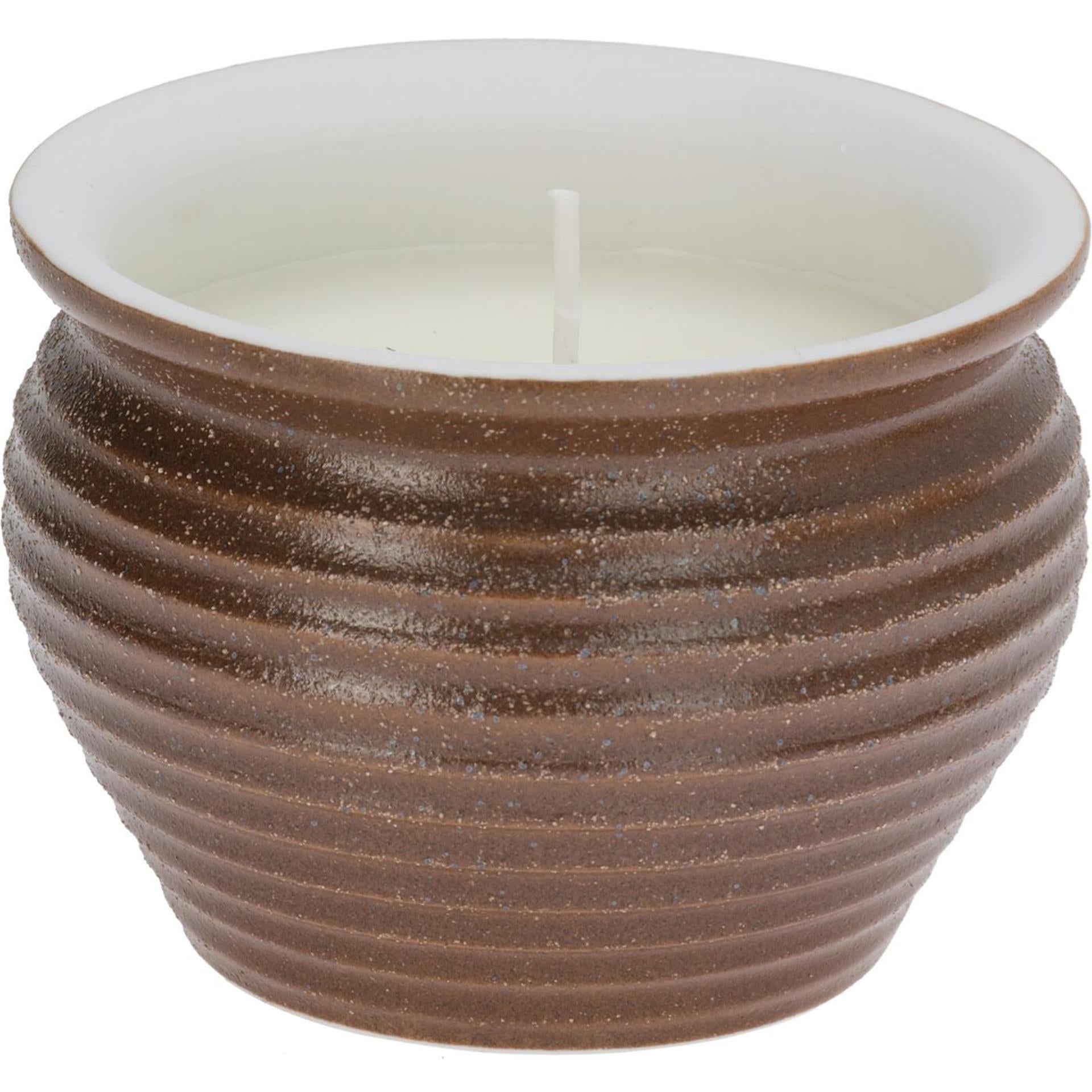 Pro garden kaars citronella in pot ribbel