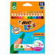 Bic https: www.cchobby.nl -evolution-kleurpotloden-l-14-cm-vulling-5-mm-diverse-kleuren-12-stuk-1-doos