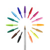 Bic cristal multicolour balpennen brede punt (1.6 mm) - verschillende kleuren - pak van 15 stuks