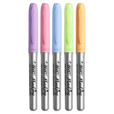 Bic intensity viltstiften permanent pastel, 5st. - afbeelding 4