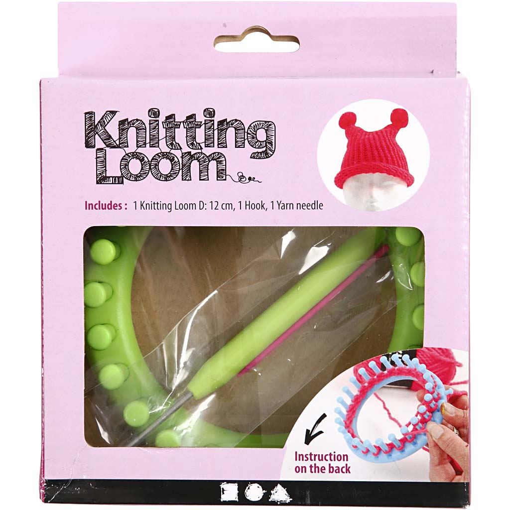 Creativ company creotime knitting loom, d: 12 cm, 1 stuk