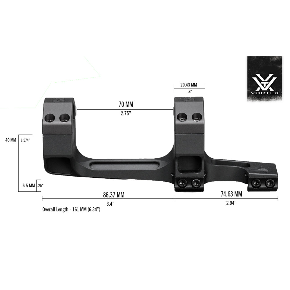 Vortex precision extended cantilever 34 mm