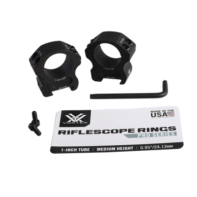 Vortex pro series montageringen pr1-m 25,4 mm medium