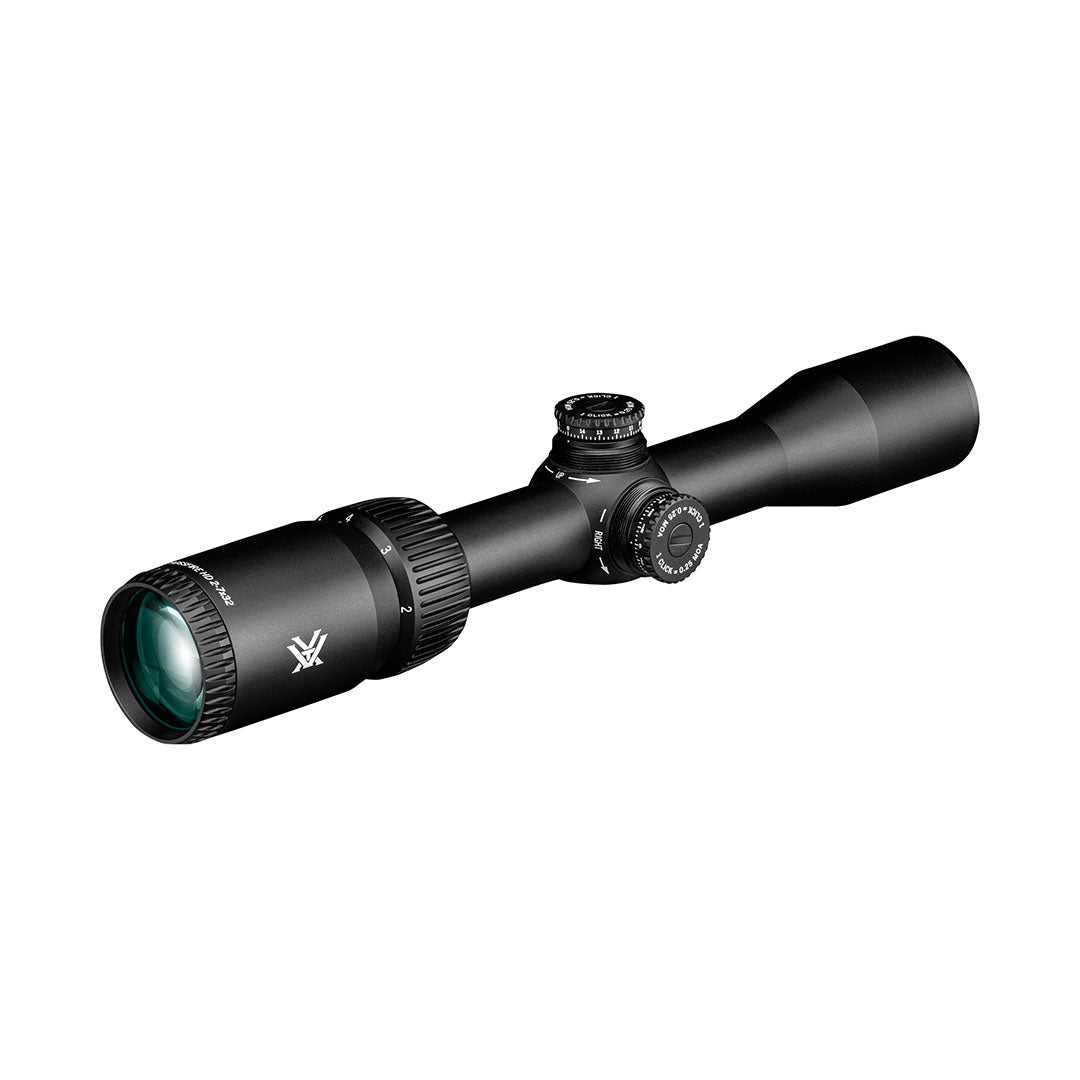 Vortex crossfire hd 2-7x32 richtkijker, v-plex dradenkruis (moa)
