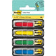 Post-it ® index pijltjes, standaard set, rood, blauw, geel, groen, 12 x 43 mm, 24 tabs kleur dispenser