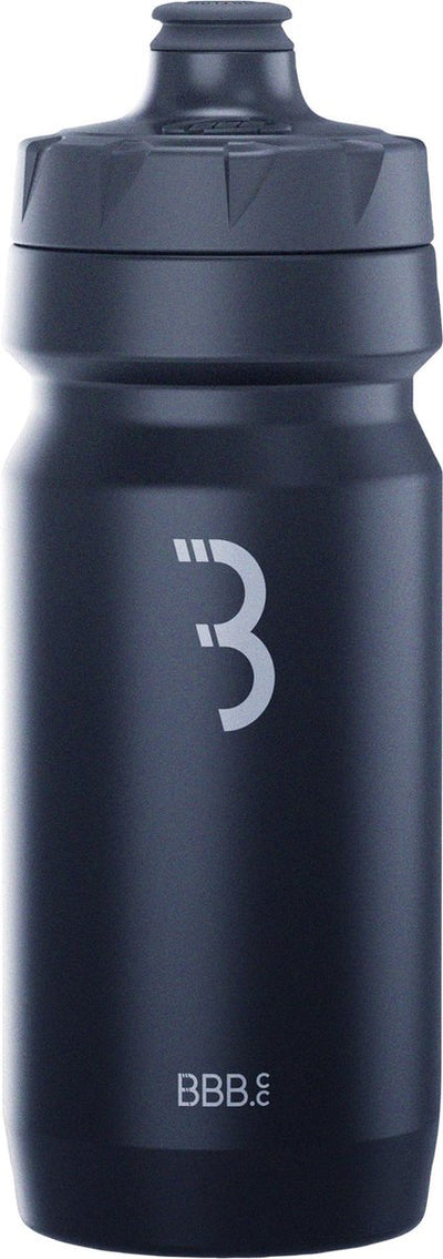 Bbb cycling autotank bidon racefiets - inhoud 550 ml - drinkbus fiets met autoclose ventiel - zwart - bwb-11