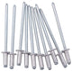 Dresselhaus blindklinknagel blind rivets 3.0 x 8.0mm aluminum steel, flat head