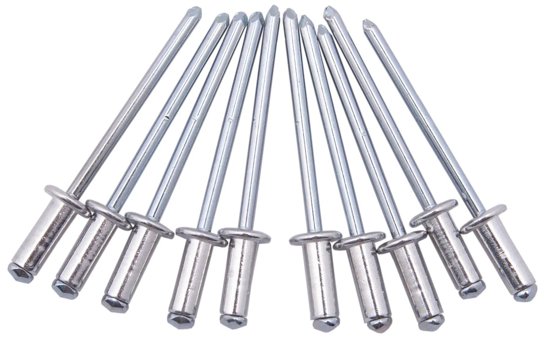 Dresselhaus blindklinknagel blind rivets 4.0 x 10.0mm aluminum steel, flat head
