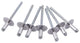 Dresselhaus blindklinknagel blind rivets 4.8 x 12.0mm aluminum steel, flat head