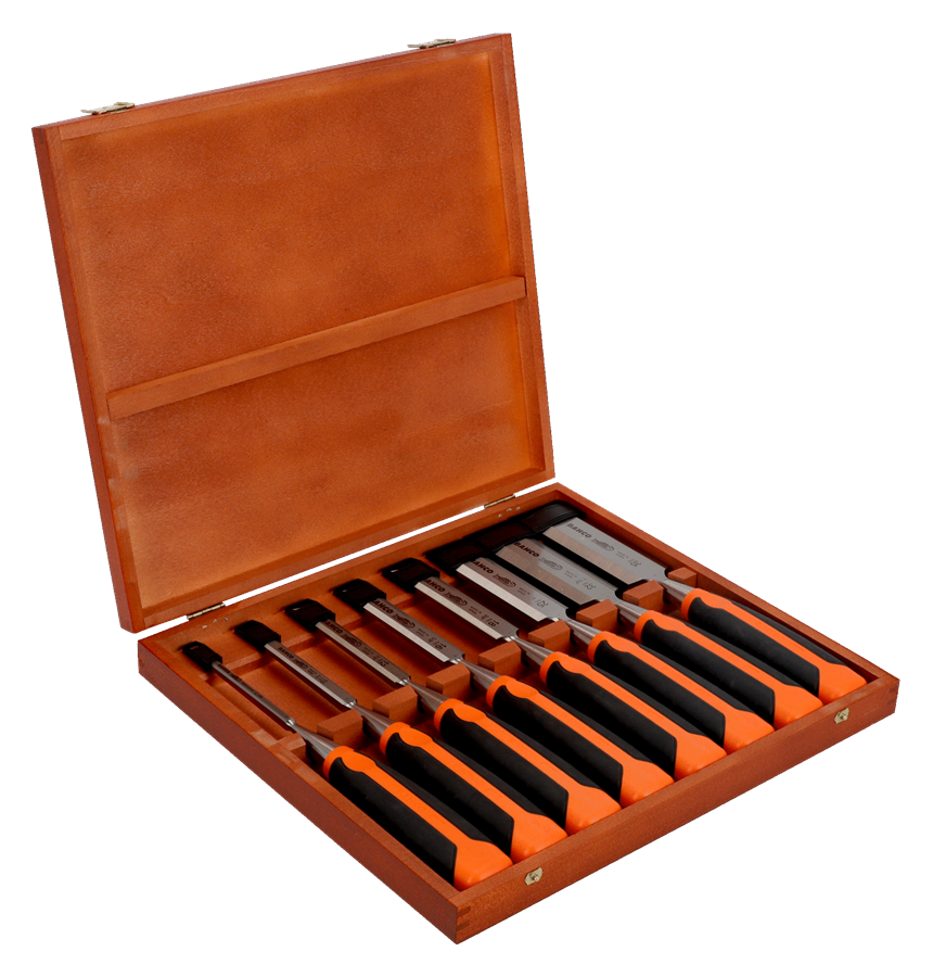 Bahco steekbeitelset 8-delig