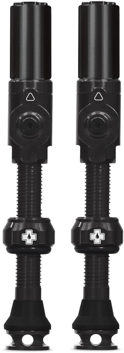 Muc-off tubeless ventiel big bore hybrid large black auto schräder ventiel 45mm