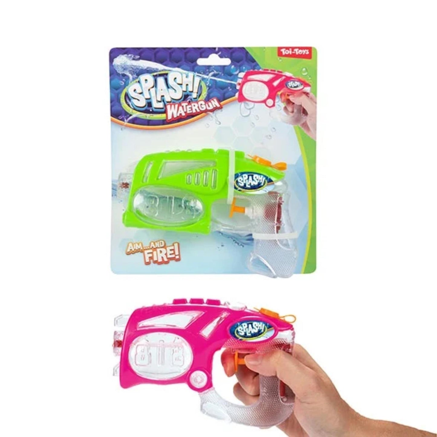Toi-toys toi toys splash waterpistool little neon 4 assorti