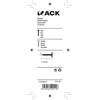 Mack 1017190 - bloknagel staal verzinkt 50 gr12 mm | 10 stuks