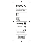 Mack 1017281 - spaanplschr.vzkop-zelfb. geelverz. 50 st 3,0 x 16 mm | 10 stuks - afbeelding 5