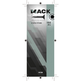 Mack 1017289 - spaanplschr.vzkop-zelfb. geelverz .24 st 3,5 x 35 mm | 10 stuks - afbeelding 3