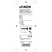 Mack 1017289 - spaanplschr.vzkop-zelfb. geelverz .24 st 3,5 x 35 mm | 10 stuks - afbeelding 4