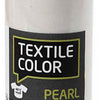 Creativ company textile color dekkende textielverf - base parelmoer, 250ml