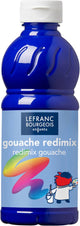 Lefranc bourgeois l b plakkaatverf redimix brilliant blue 500ml