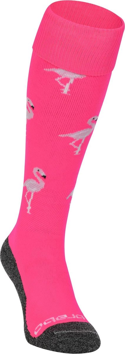 Brabo bc8460a socks flamingo neon pink unisex sportsokken - neon pink 36-40