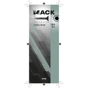 Mack 1017293 - spaanplschr.vzkop-zelfb. geelverz. 30 st 4,0 x 20 mm | 10 stuks - afbeelding 4