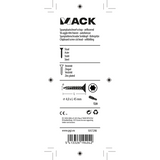 Mack 1017298 - spaanplschr.vzkop-zelfb. geelverz. 16 st 4,0 x 45 mm | 10 stuks - afbeelding 4