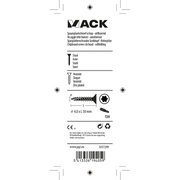 Mack 1017299 - spaanplschr.vzkop-zelfb. geelverz. 15 st 4,0 x 50 mm | 10 stuks - afbeelding 5