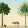Rondo muziekje: trees 03 (blowing in win