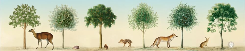 Rondo muziekje: trees 03 (blowing in win