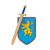 Woodsy houten set zwaard met schild. 4+