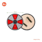 Woodsy houten schild, rond. 31 cm. | 2 stuks - afbeelding 1