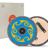 Woodsy houten schild, rond. 31 cm.