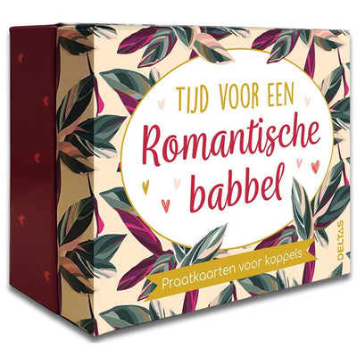 Deltas tijd voor een romantische babbel praatkaarten voor koppels