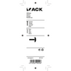 Mack 1017337 - afdekkapje kunststof bruin 40 st | 10 stuks