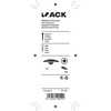 Mack 1017396 - afdekkapje vr pz schr.kunst. bruin 40 st pz 2 | 10 stuks